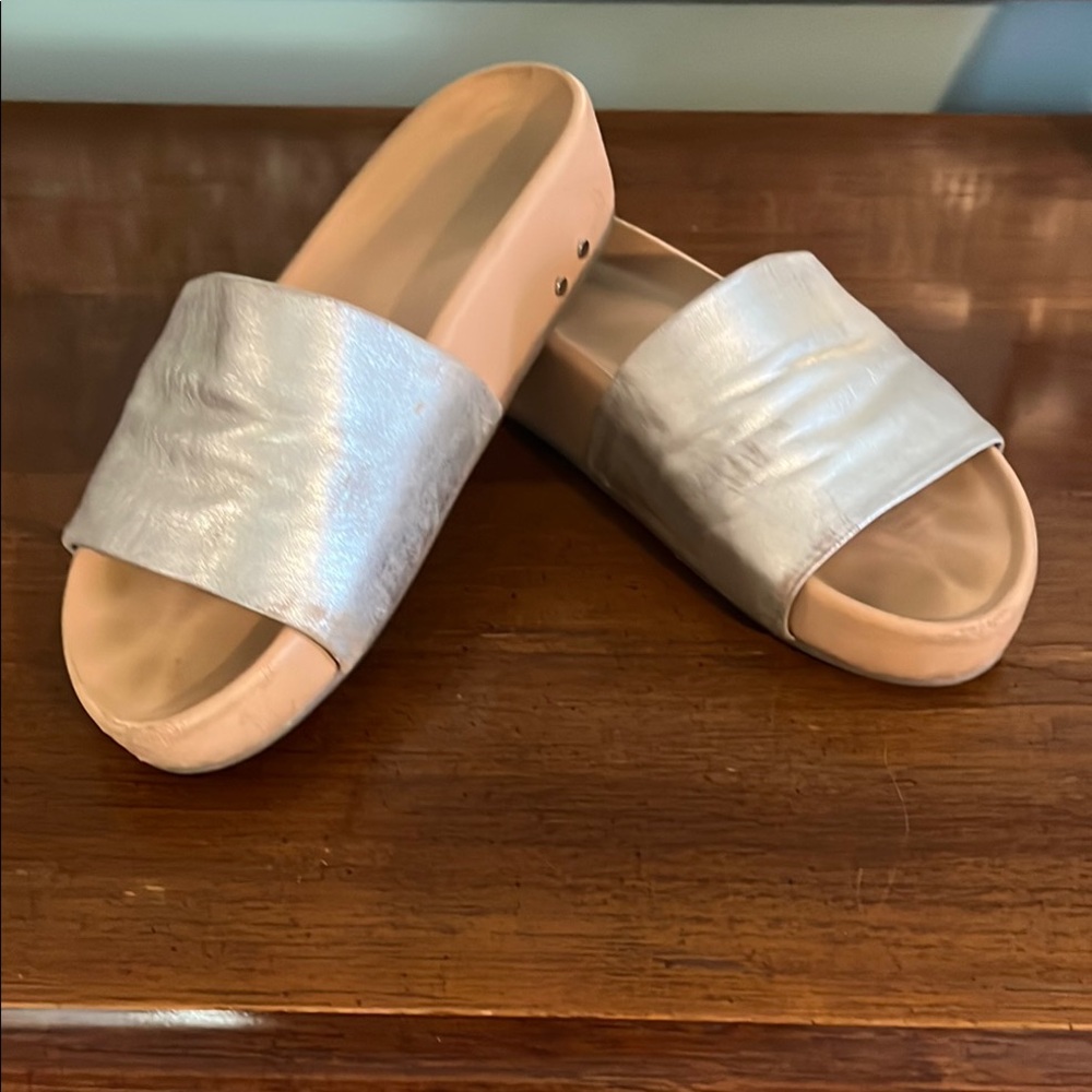 Beek Platinum Slide Sandals